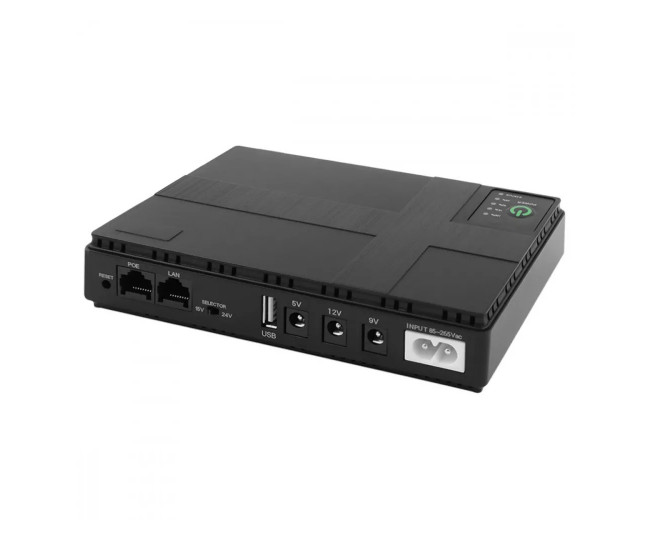 Портативный источник бесперебойного питания DC UPS 10400mAh (black)